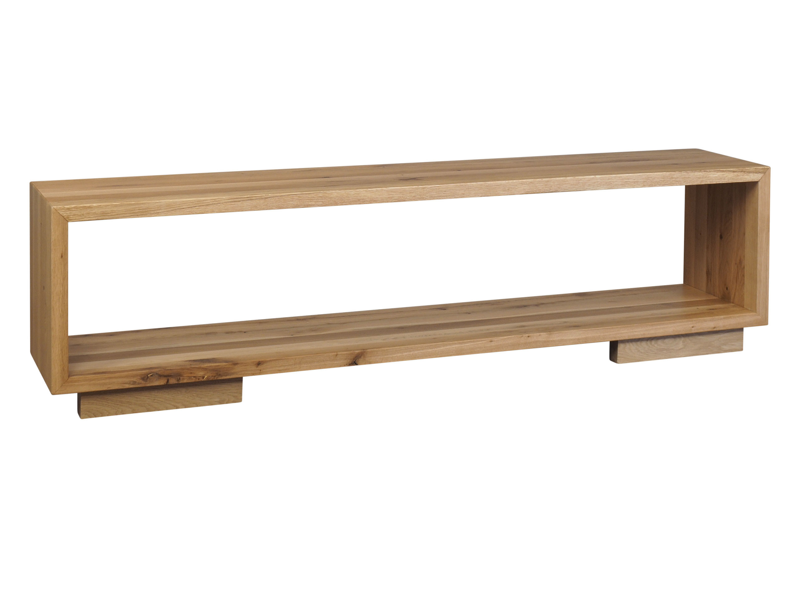 Szafka RTV dębowa 160 cm Core Oak z litego drewna, dąb olejowany Pure
