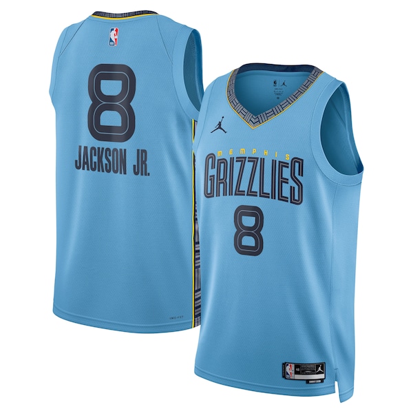 Jaren Jackson Jr. Memphis Grizzlies Jordan Brand Unisex Swingman Jersey - Light Blue - Statement Edition