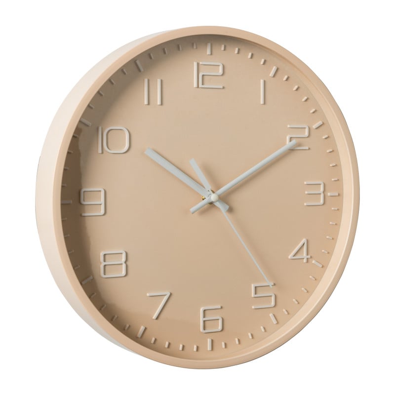 Wandklok Nadya - mintroze - &Oslash;30x4 cm