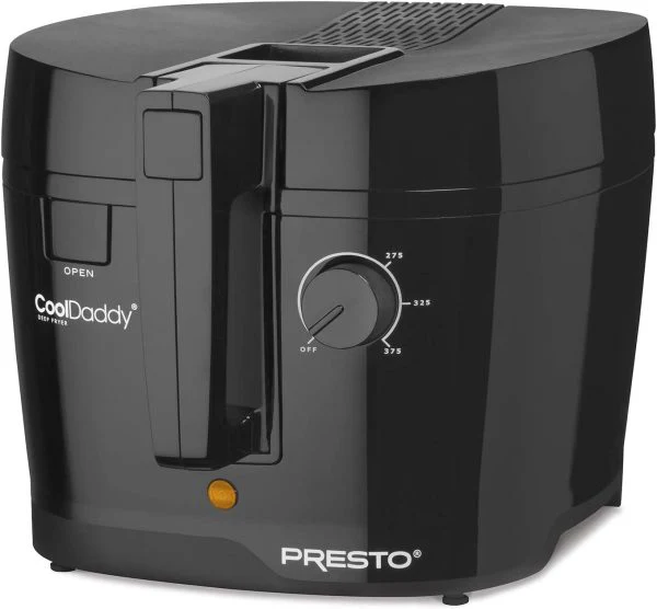 Cool-touch Deep Fryer Black