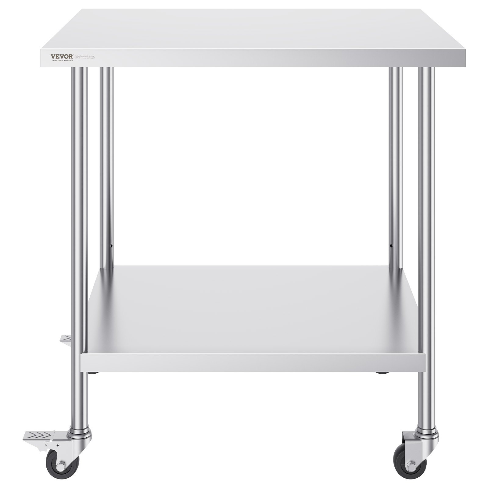 Stół Roboczy ze Stali Nierdzewnej – do Warsztatu i Gastronomii 76x46x95 cm