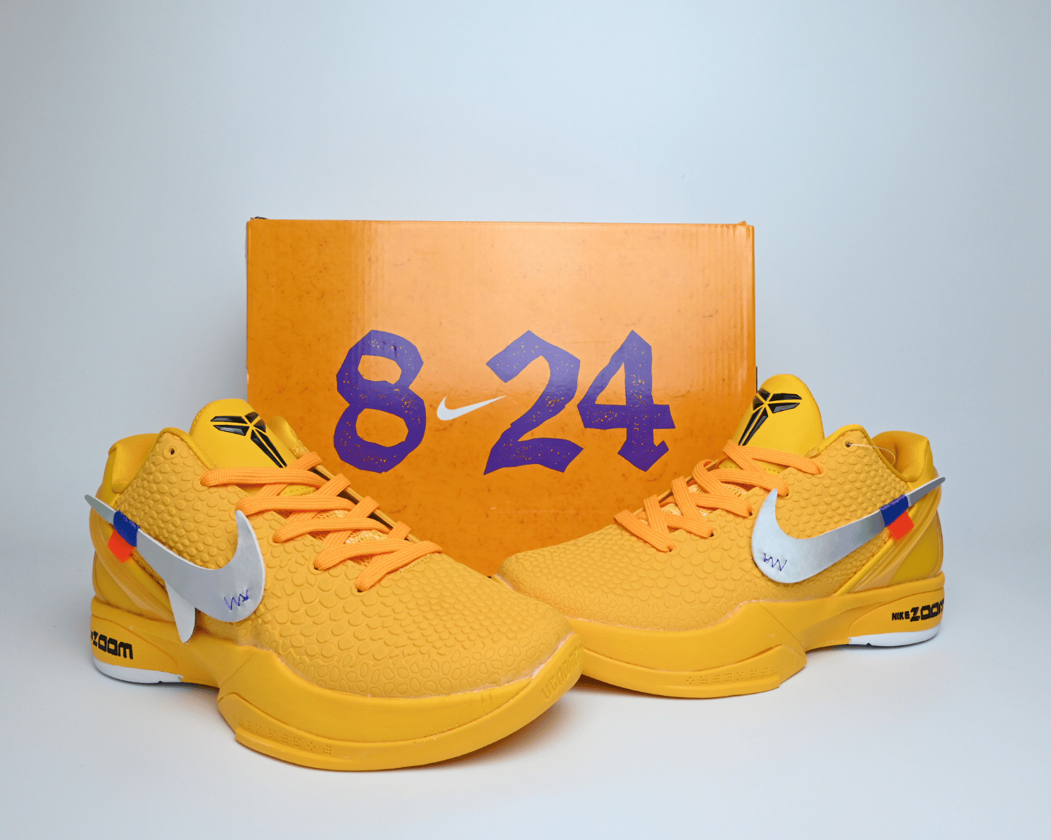 The OFF-WHITE x Kobe 6 University Gold