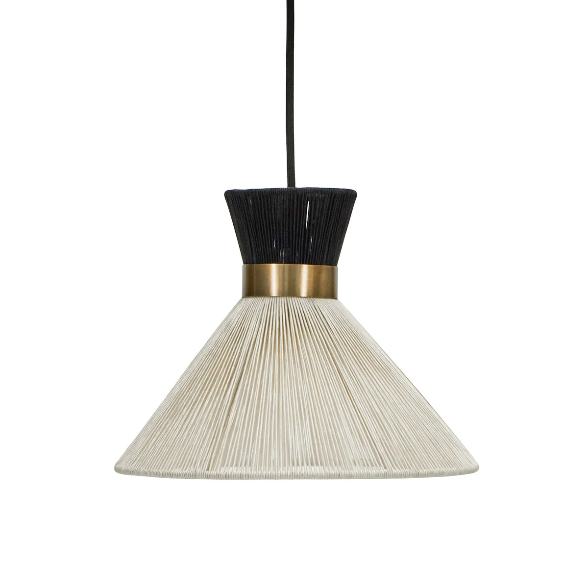 House Doctor - Cord Pendelleuchte, schwarz