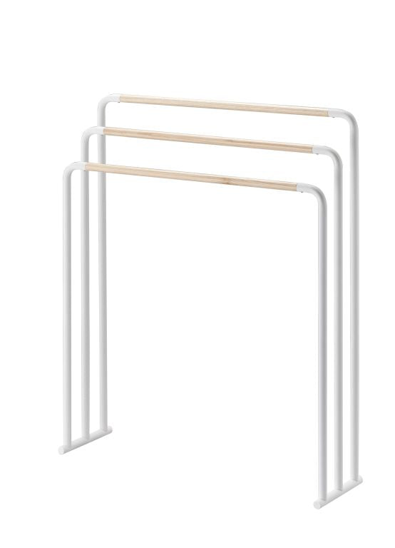 Yamazaki Handdoekenrek Badkamer - Plain - Wit