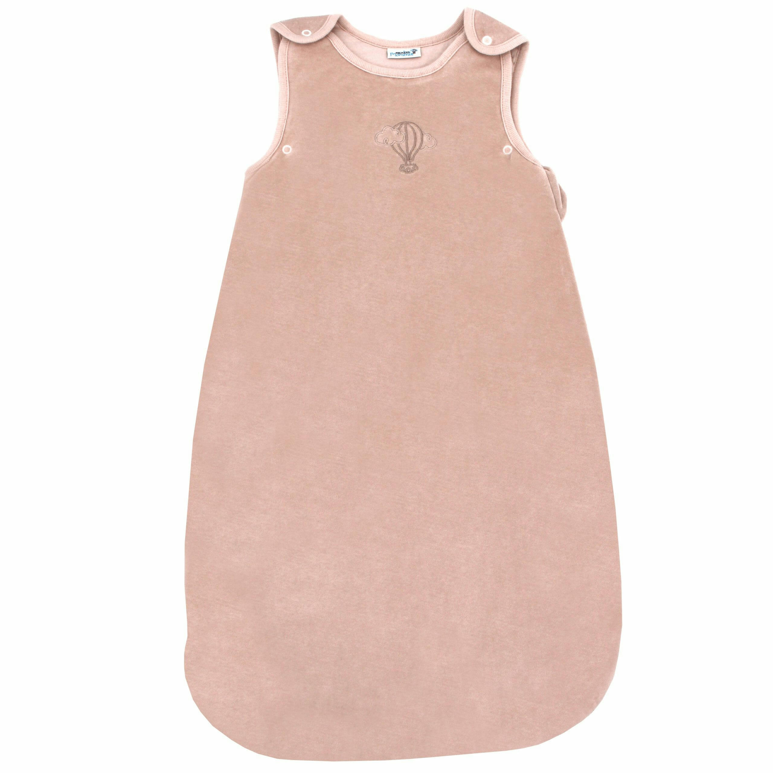 - Gigoteuse évolutive 3-6 mois en Velours & Coton Bio Noisette