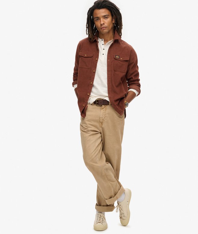 Long Sleeved Jersey Henley Top