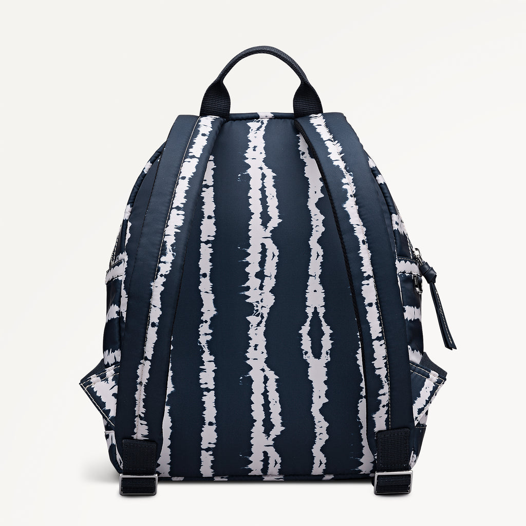 Halley Row - Tie Dye Stripe - Medium Ziptop Backpack