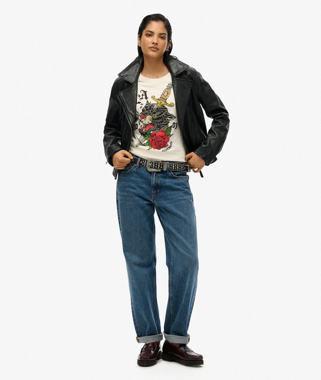 Neo Trad Tattoo Relaxed T-Shirt