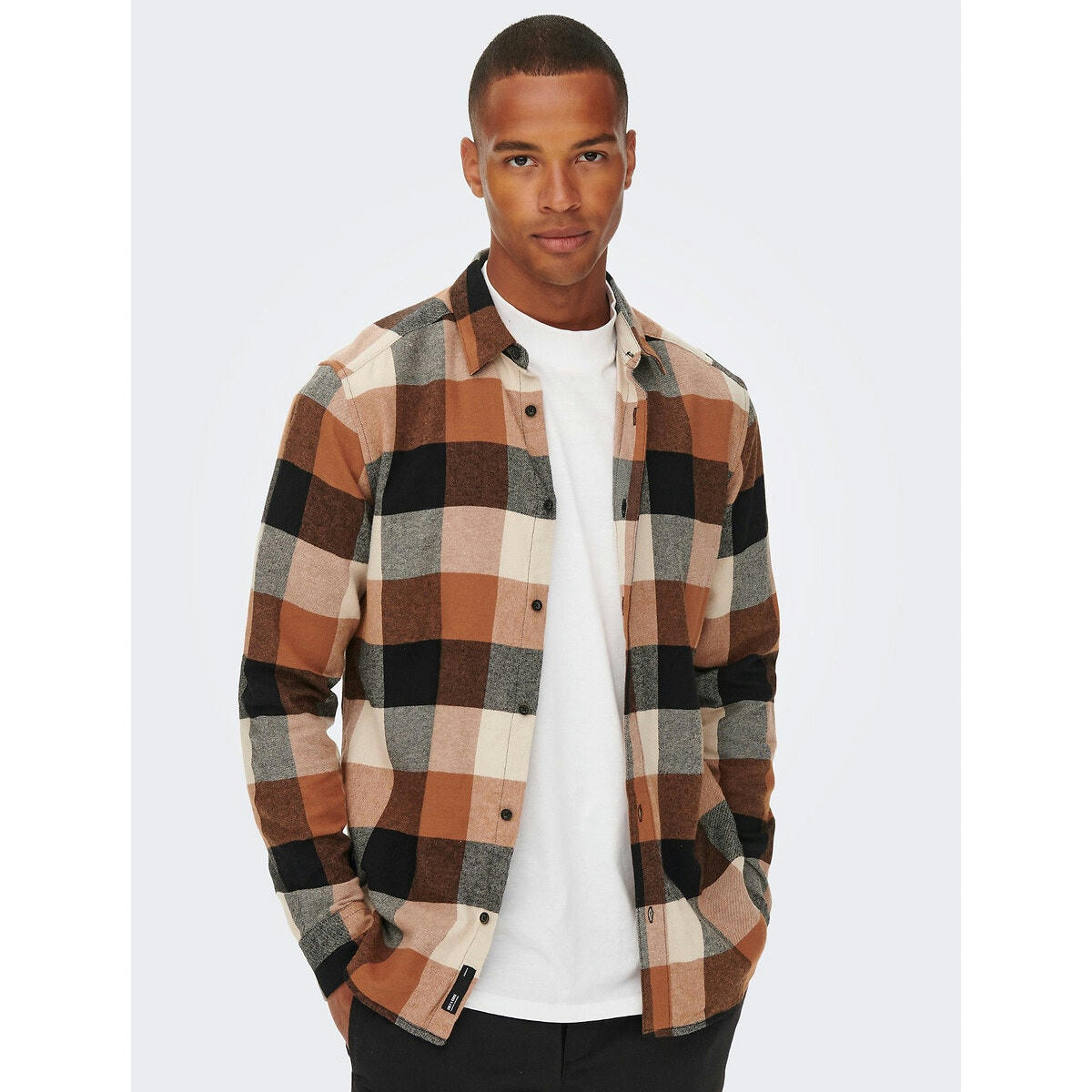 Chemise droite à carreaux Gudmund Life
