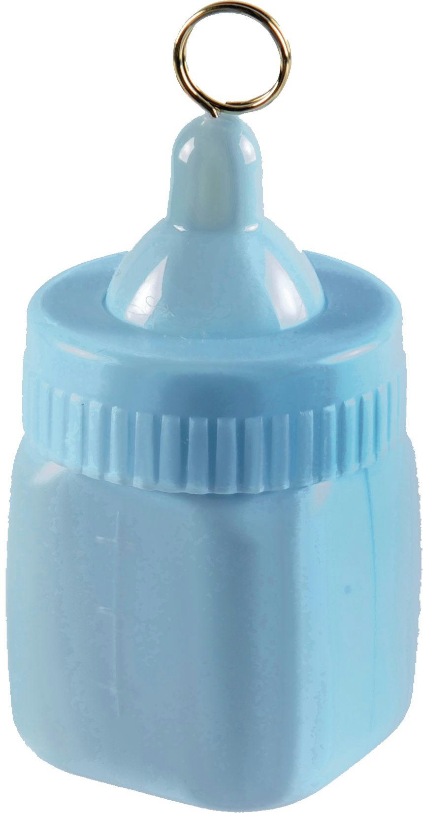 Baby Bottle Shaped Balloon Weight Accessory, Assorted Colours, 2-in, for Baby Shower/Gender Reveal