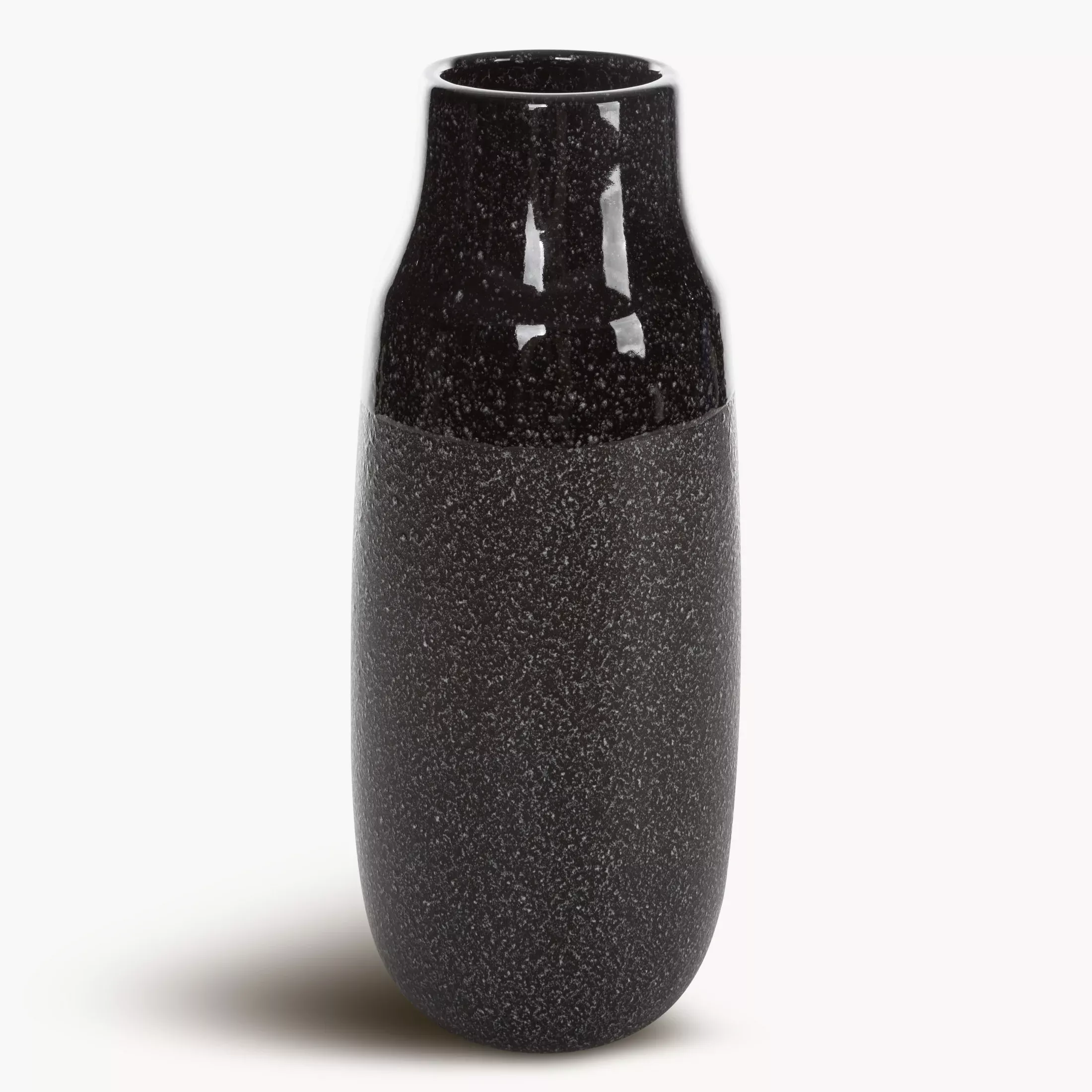 Wazon ceramiczny stalowy dekoracyjny średnica 15x36 cm MANDI