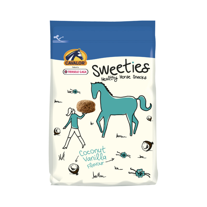 Friandise à la coco et à la vanille pour cheval Sweeties 750 g