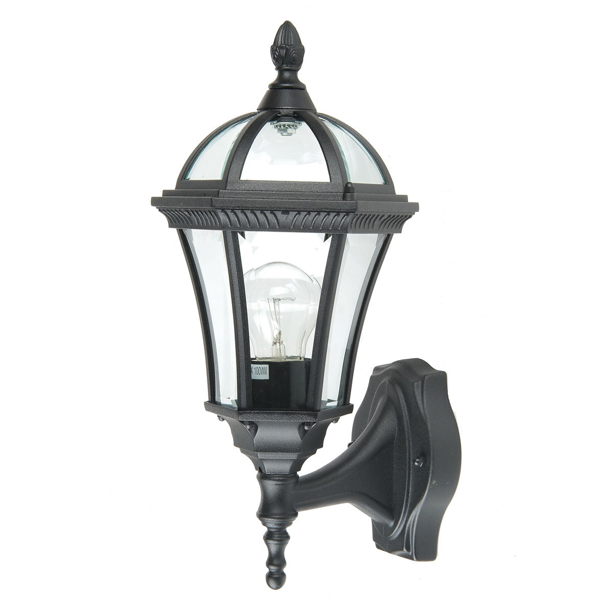 Kinkiet zewnętrznyczarny Ledbury 1xE27x60W IP44 Garden Zone