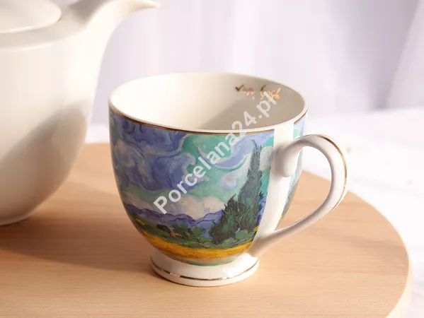 Kubek na stopce0,53 L Duo - Vincent van Gogh, Pole pszenicy 15.WHE.K53
