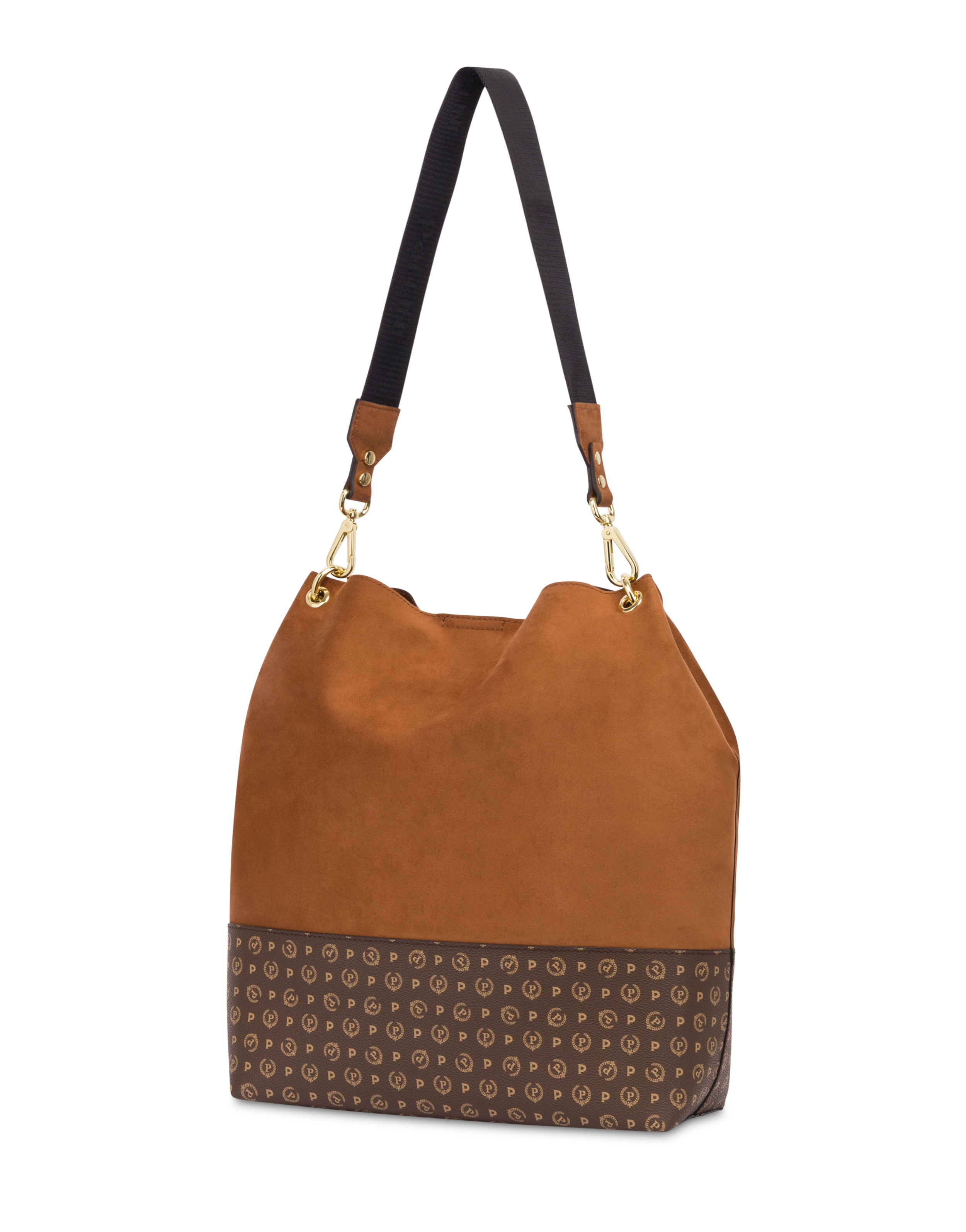 Borsa A Spalla Darlene In Heritage Pvc Tan/marrone
