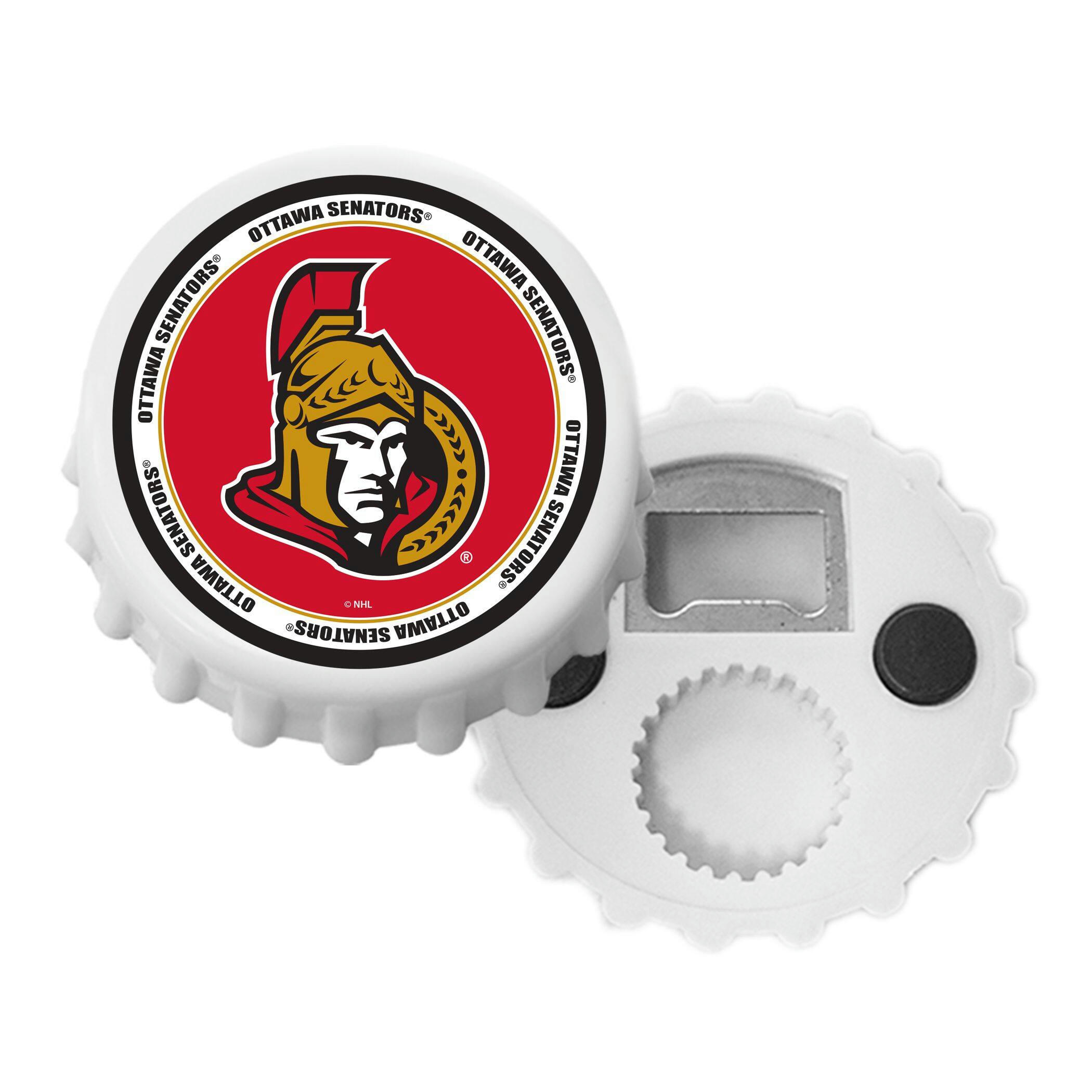 NHL Ottawa Senators Bottle Cap Opener with Magnet