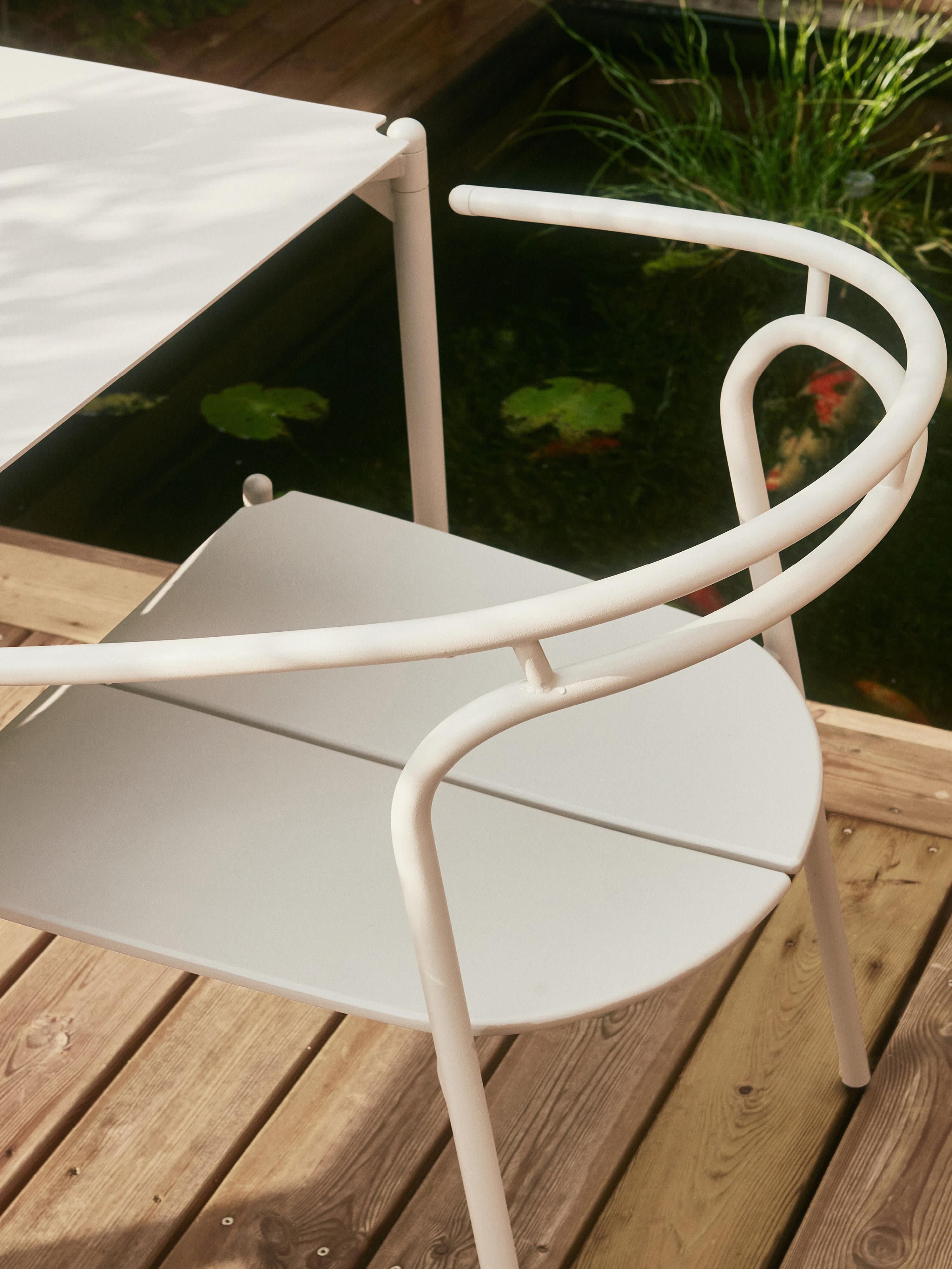 Garten-Armlehnstuhl Novo aus Metall