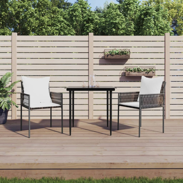 Zestaw Mebli Ogrodowych Stół Krzesła Rattan Poduszki Na Balkon Do Ogrodu