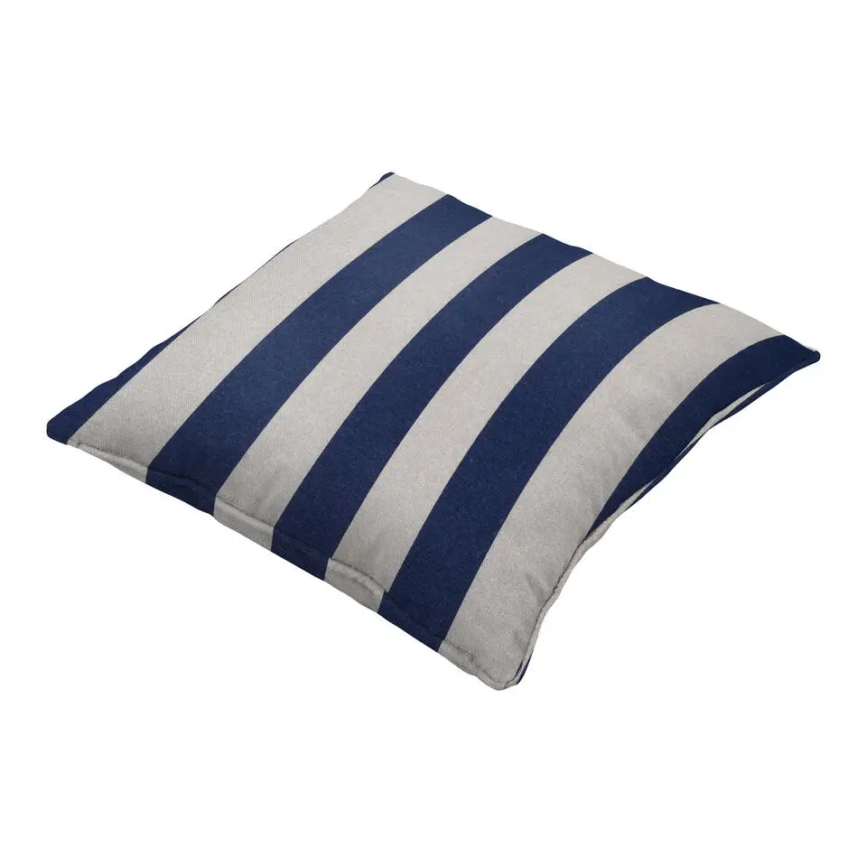 Madison - Sierkussen Amora - Blauw - 50x50x10cm - Set van 4