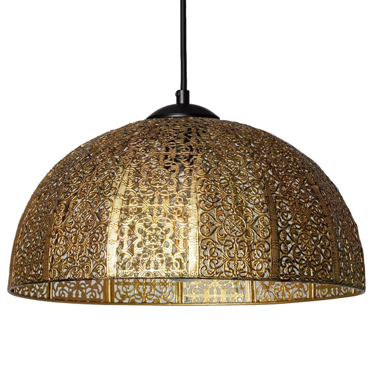 Lampa wisząca złota Maestro1xE27x40W wym: 127x35x35 cm Abruzzo