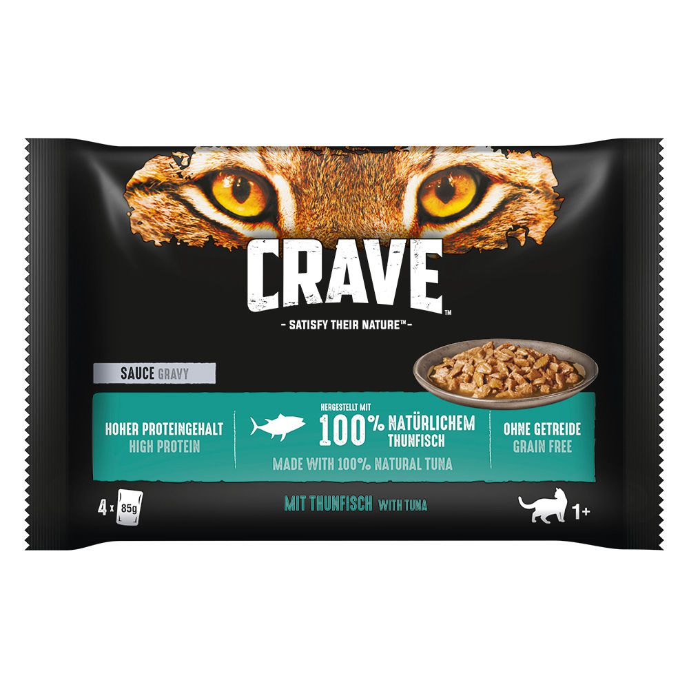 Crave Cat Pouches Trial Pack 4 x 85g