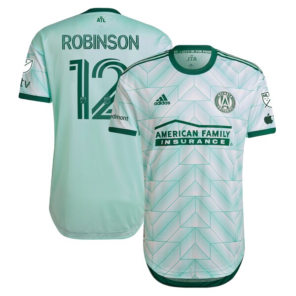 Miles Robinson Atlanta United FC adidas 2024 The Forest Kit Authentic Player Jersey - Mint