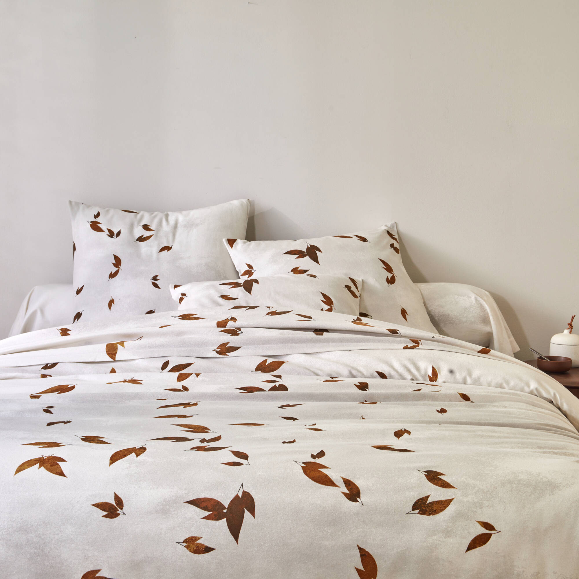 Linge de lit Automne en flanelle imprimée