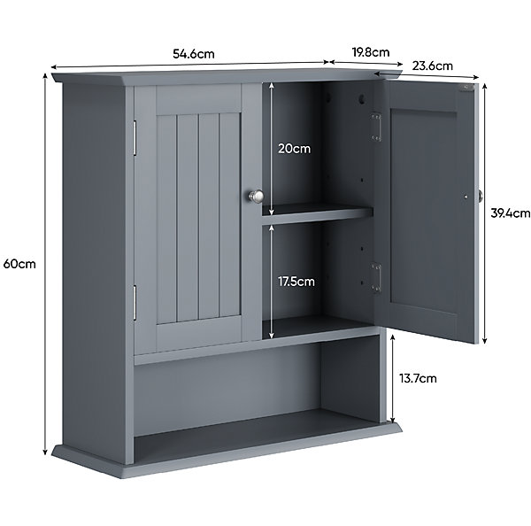 Meuble de salle de bain, étagère murale de salle de bain, étagère murale pour toilettes, armoire à pharmacie