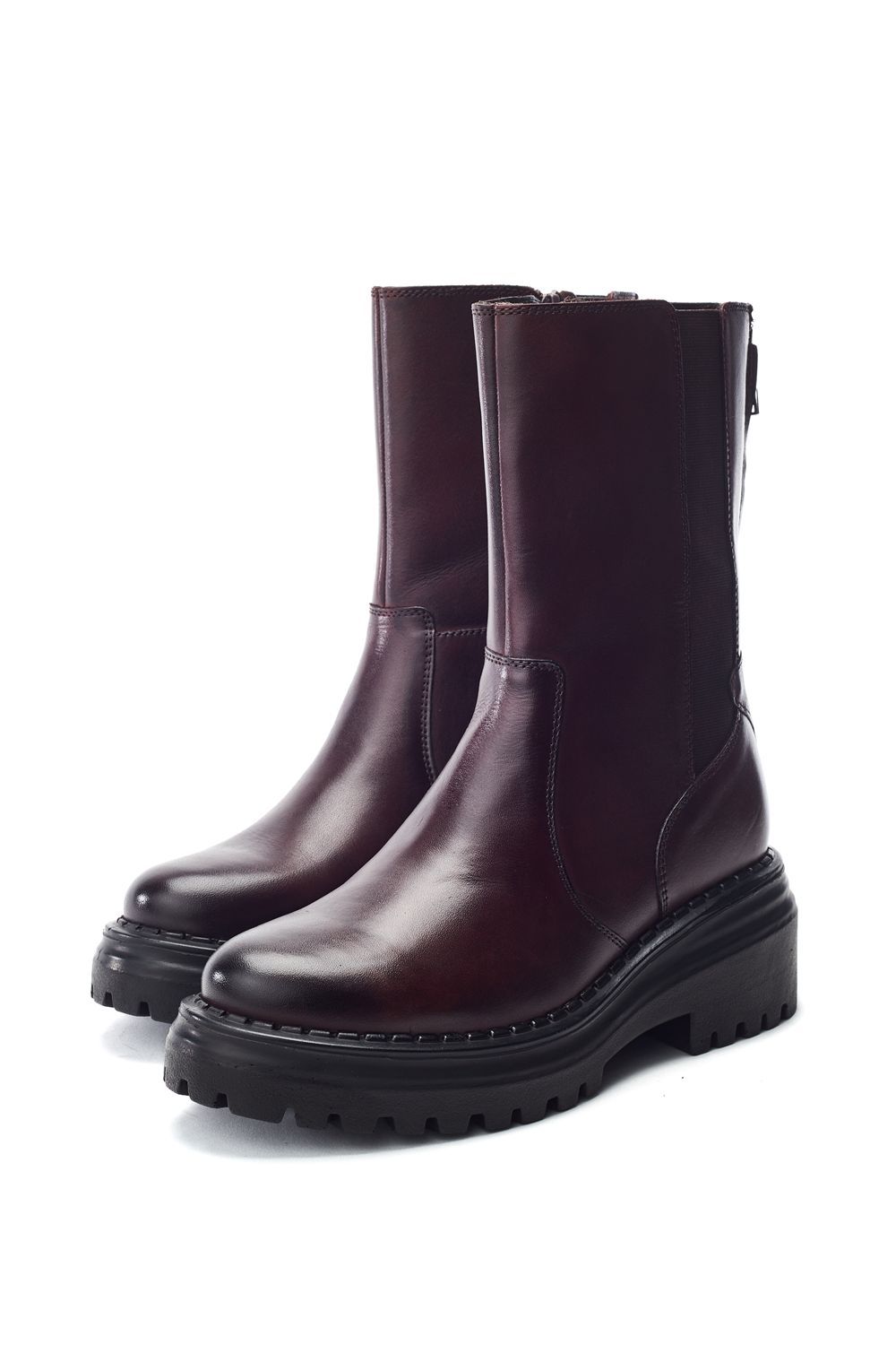 Moda In Pelle Luccio' Leather Ankle Boots
