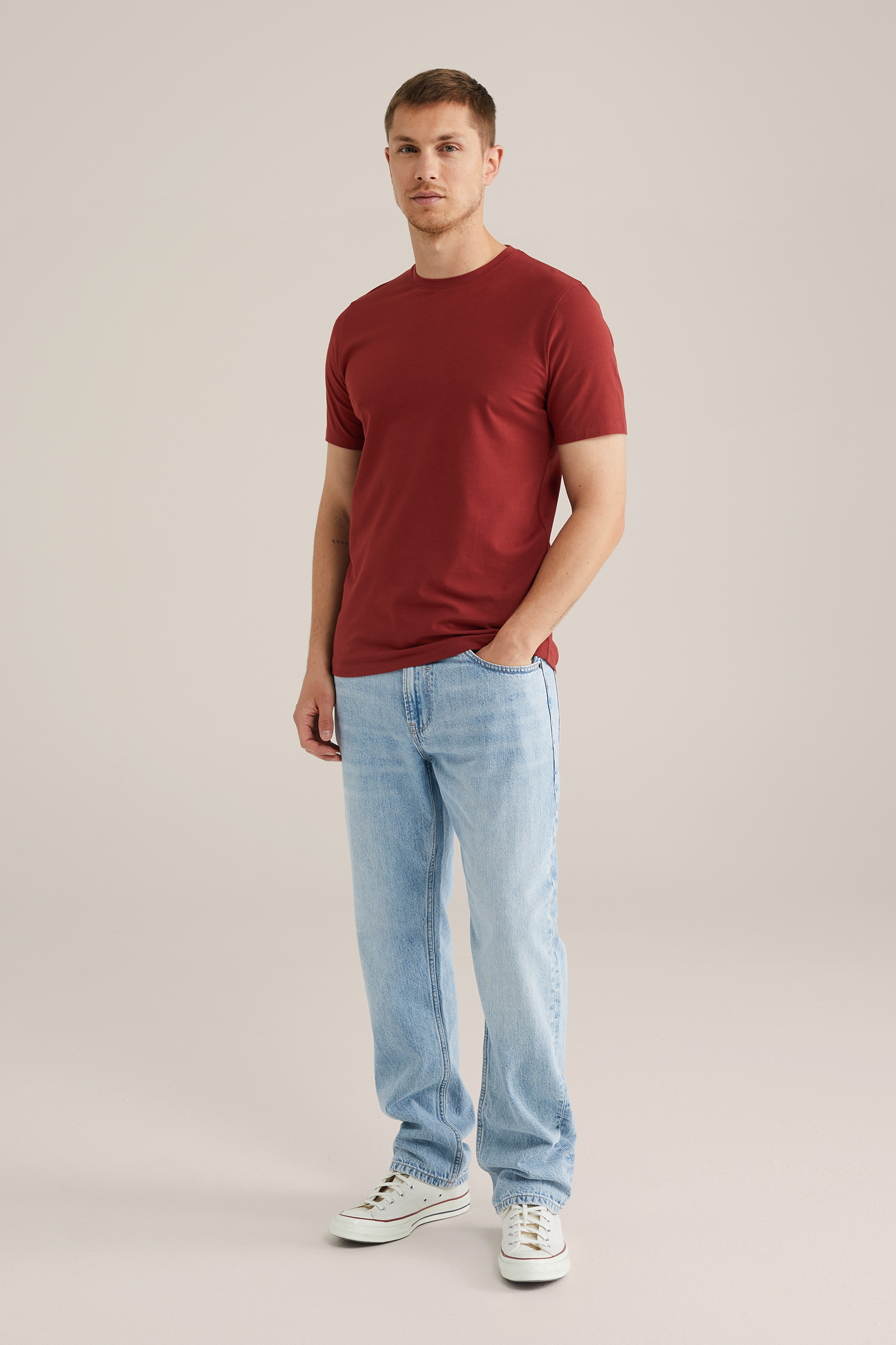 Heren Slim fit T-shirt