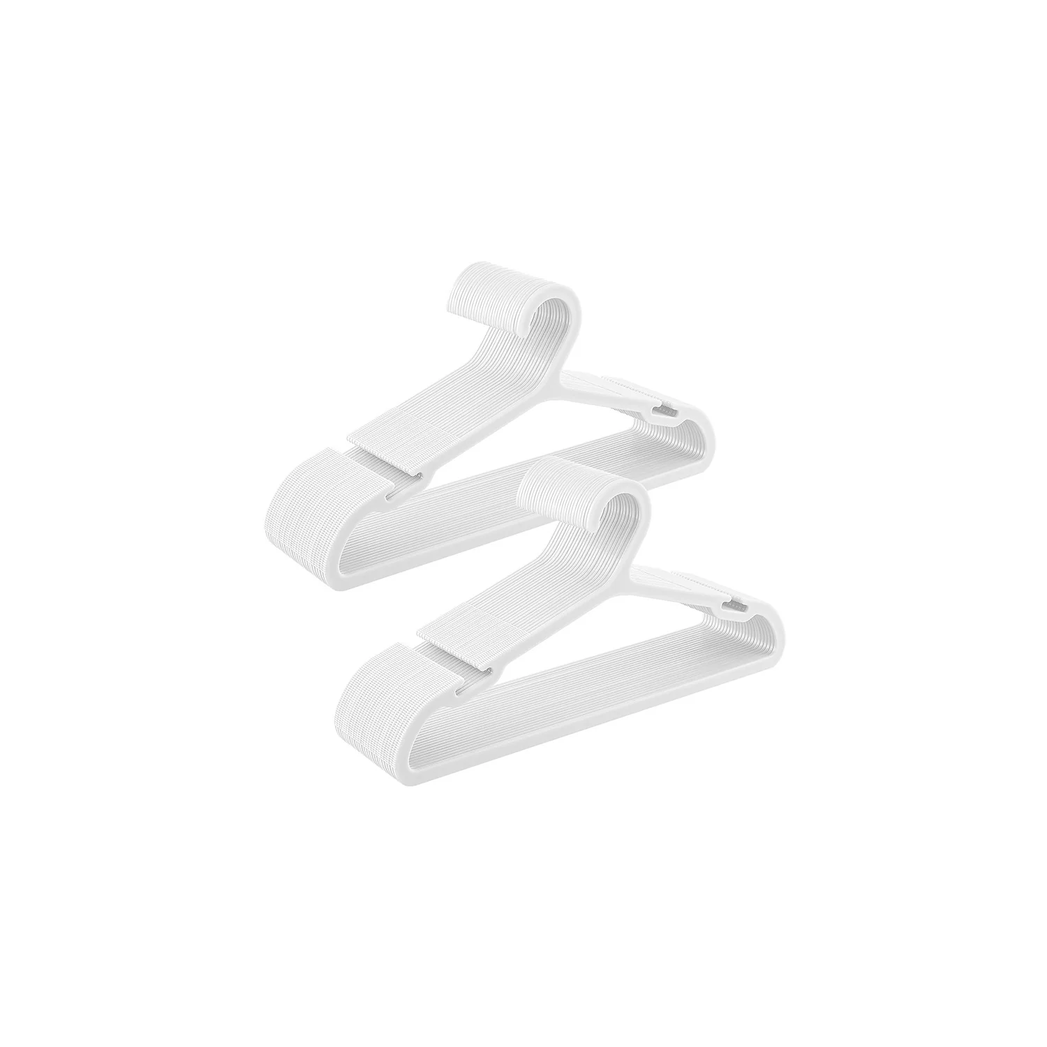 Lot de 50 cintres en plastique 41,7 cm pour placard