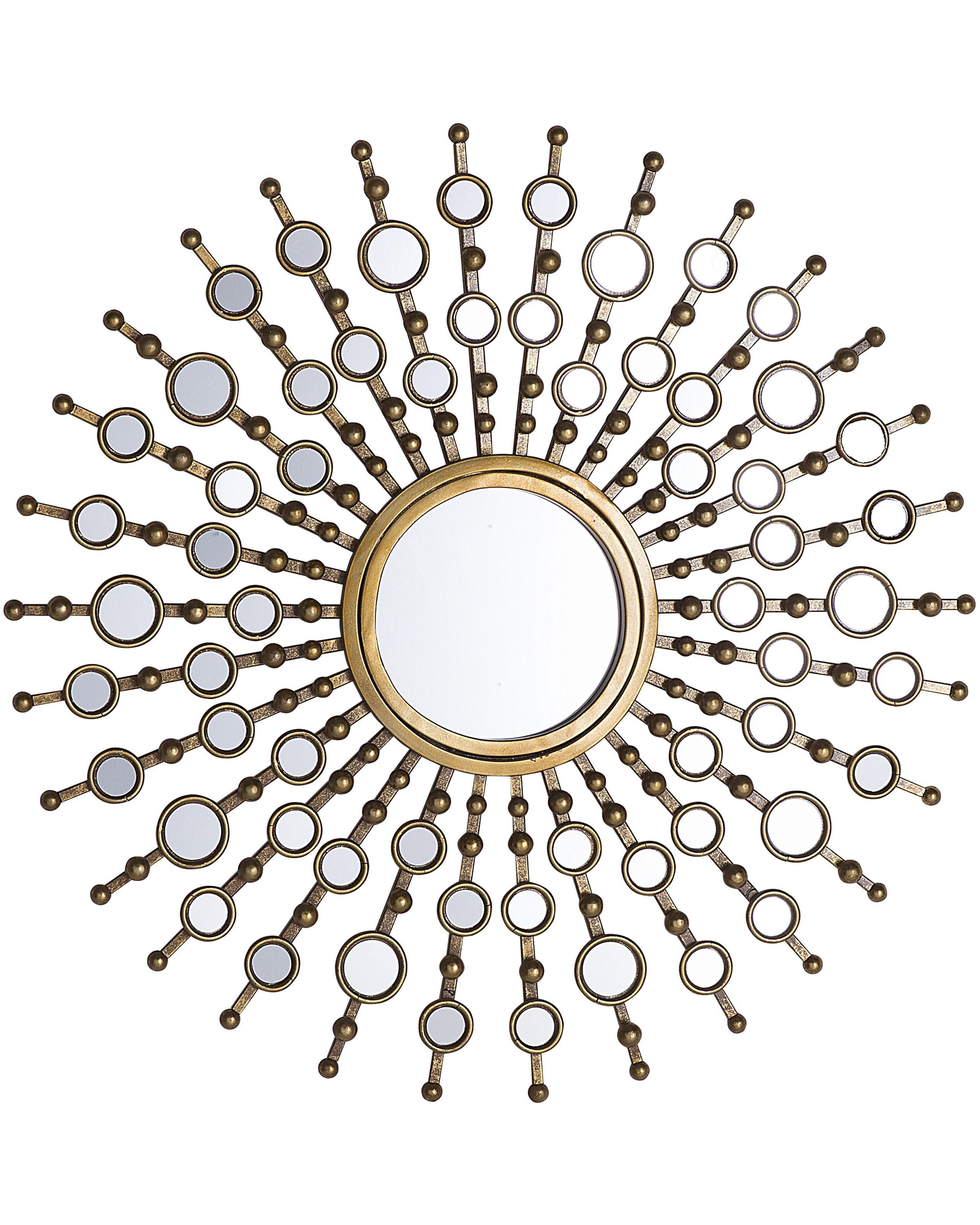 Wall Mirror BLOIS 70 cm 70 cm Metal Gold