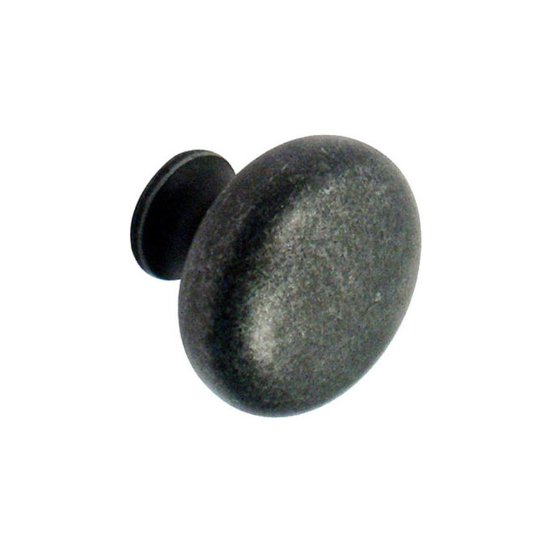 Bouton en zamac anthracite Ø 32 mm LINEA BERTOMANI
