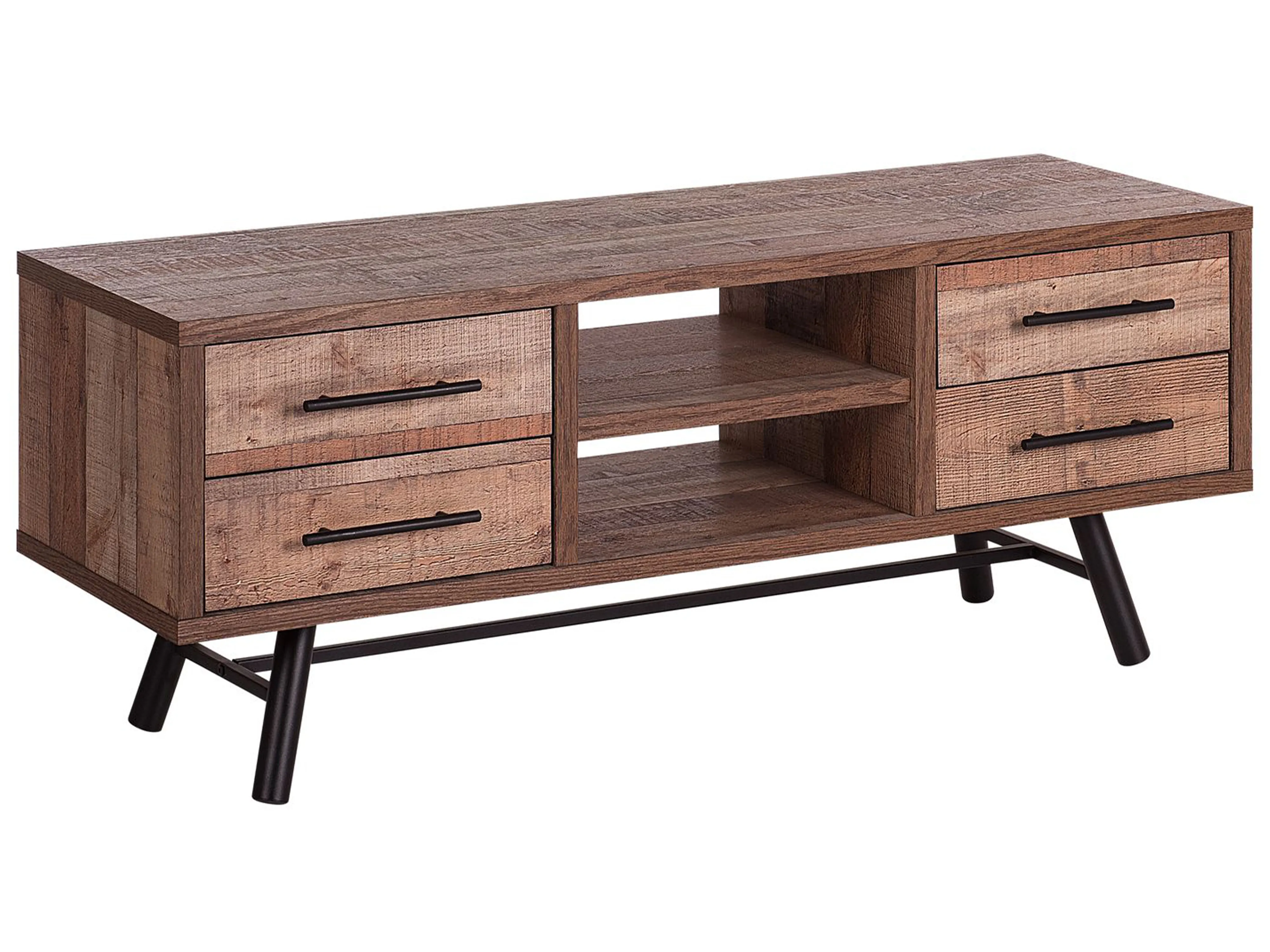 Shelving Unit ATLANTA 131 cm Brown