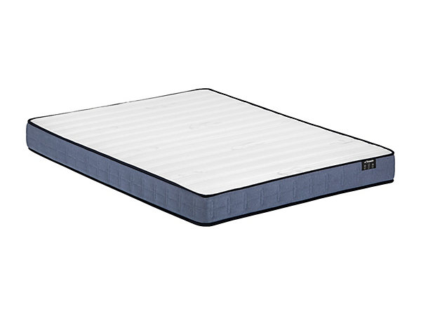 Ensemble 160 x 200 cm sommier tapissier   matelas ressorts ensachés ép.19cm - DAYNI de YSMéE