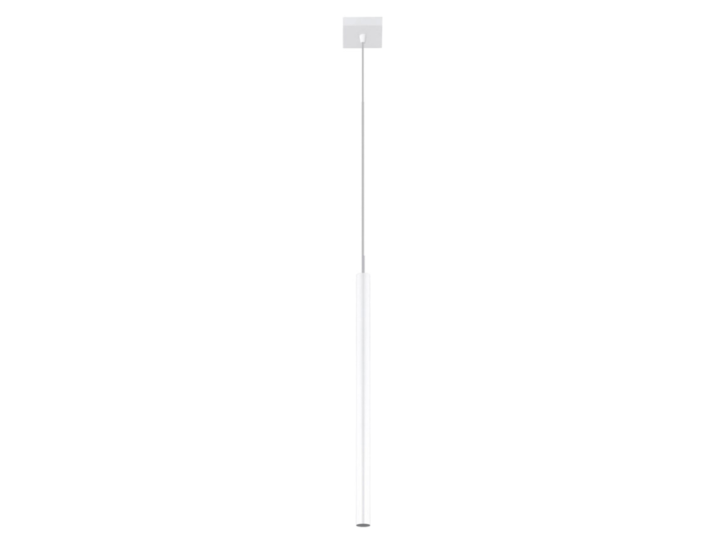 Lampa wisząca Pastelo stalowa biała