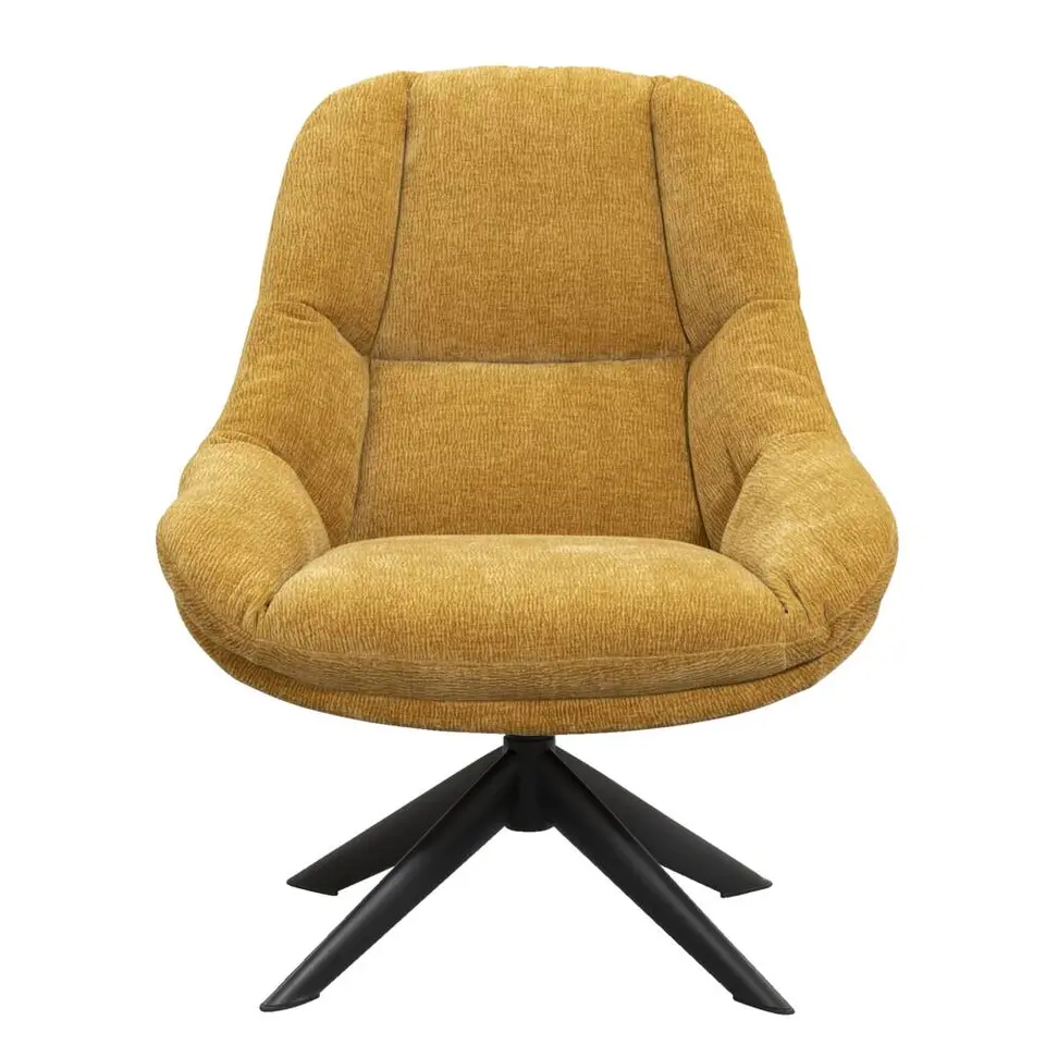 Draaifauteuil Lynn - oker