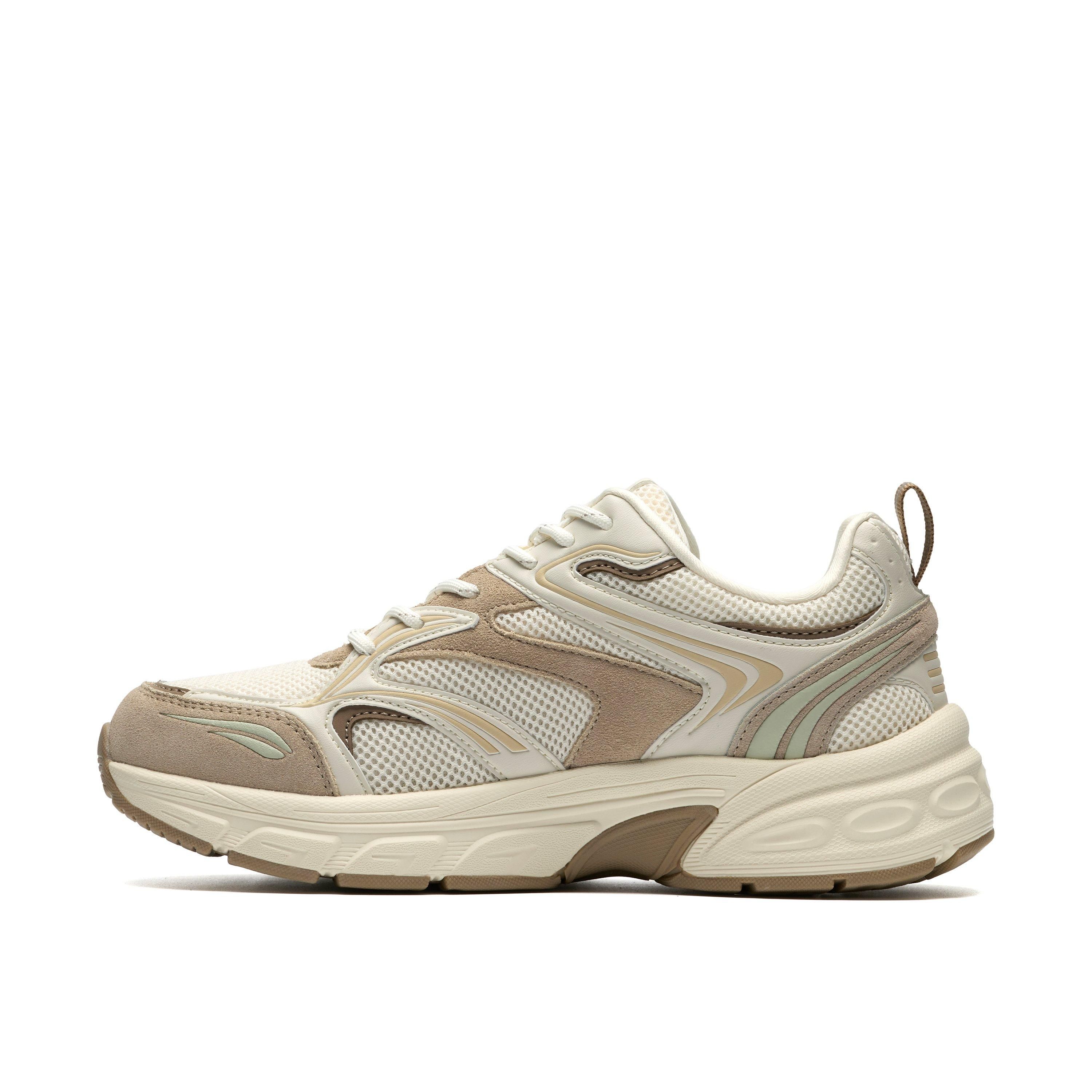 Clarks Axcel Walk Beige Combination Trainers