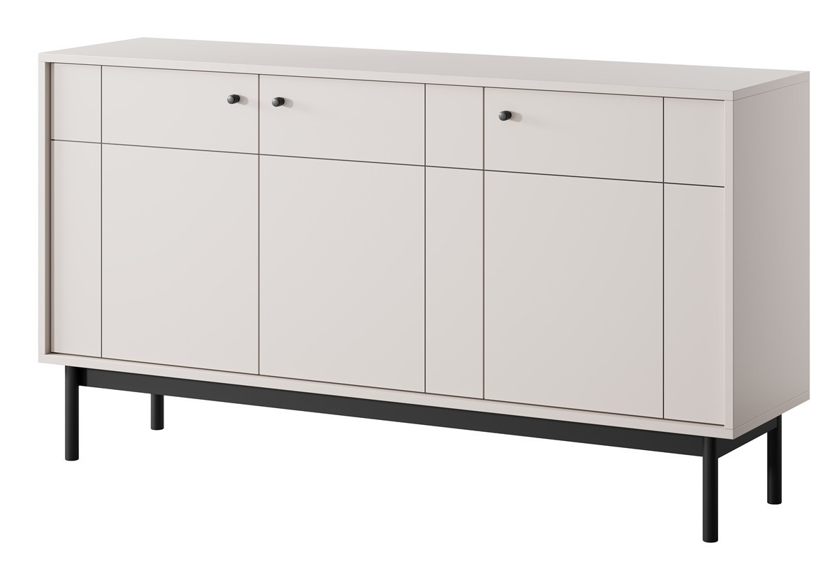 Komoda NATURE do przedpokoju w stylu japandi K154 - kaszmir