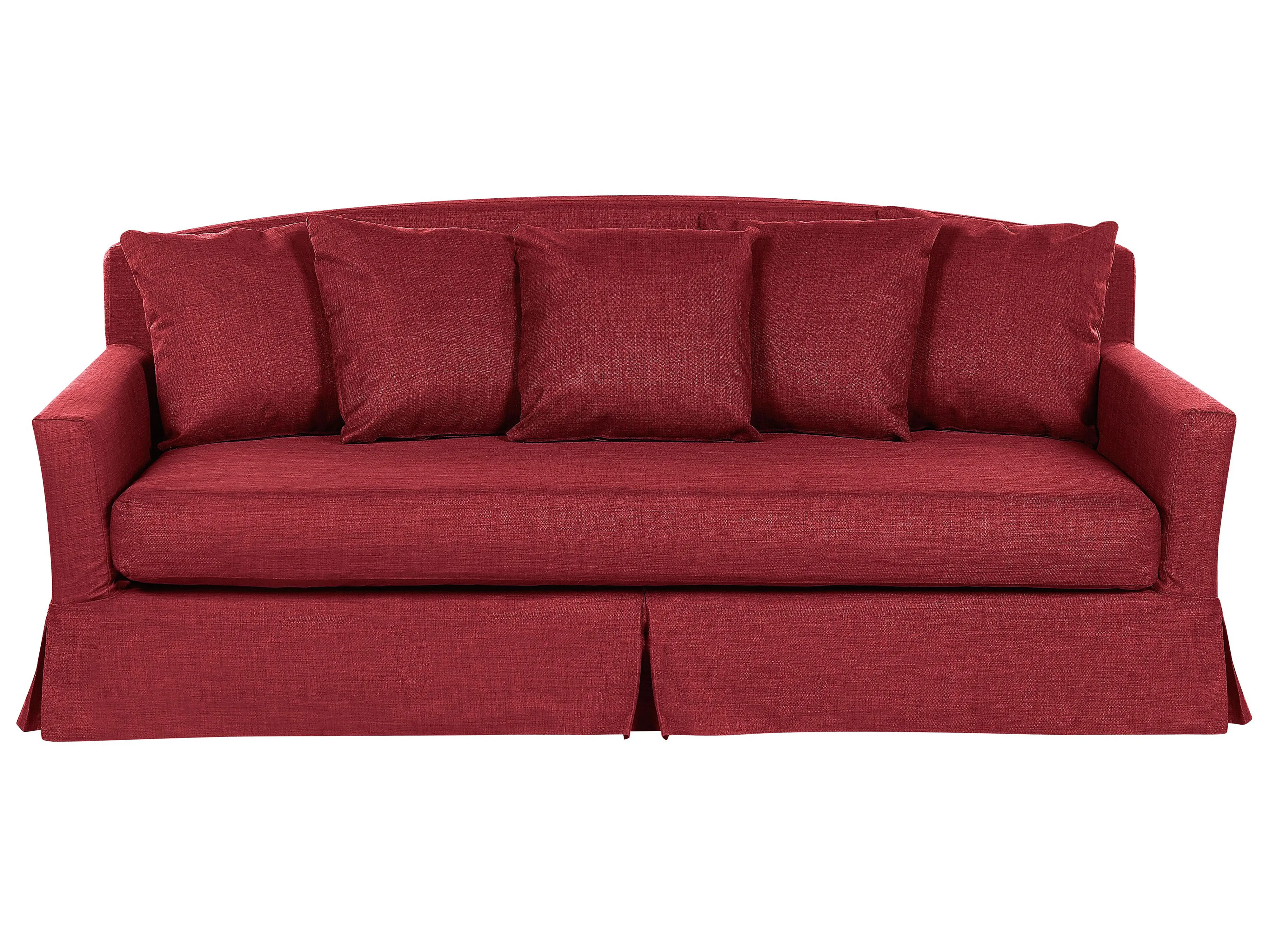 3 Seater Sofa Cover GILJA Red
