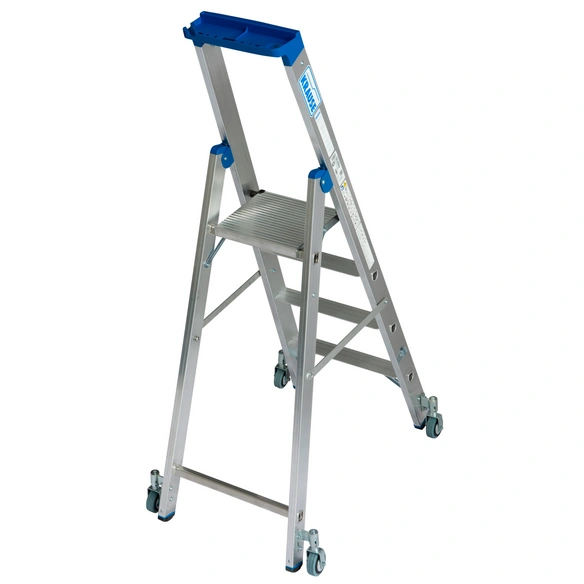 Stufen-Stehleiter »STABILO«, 4 Sprossen, Aluminium