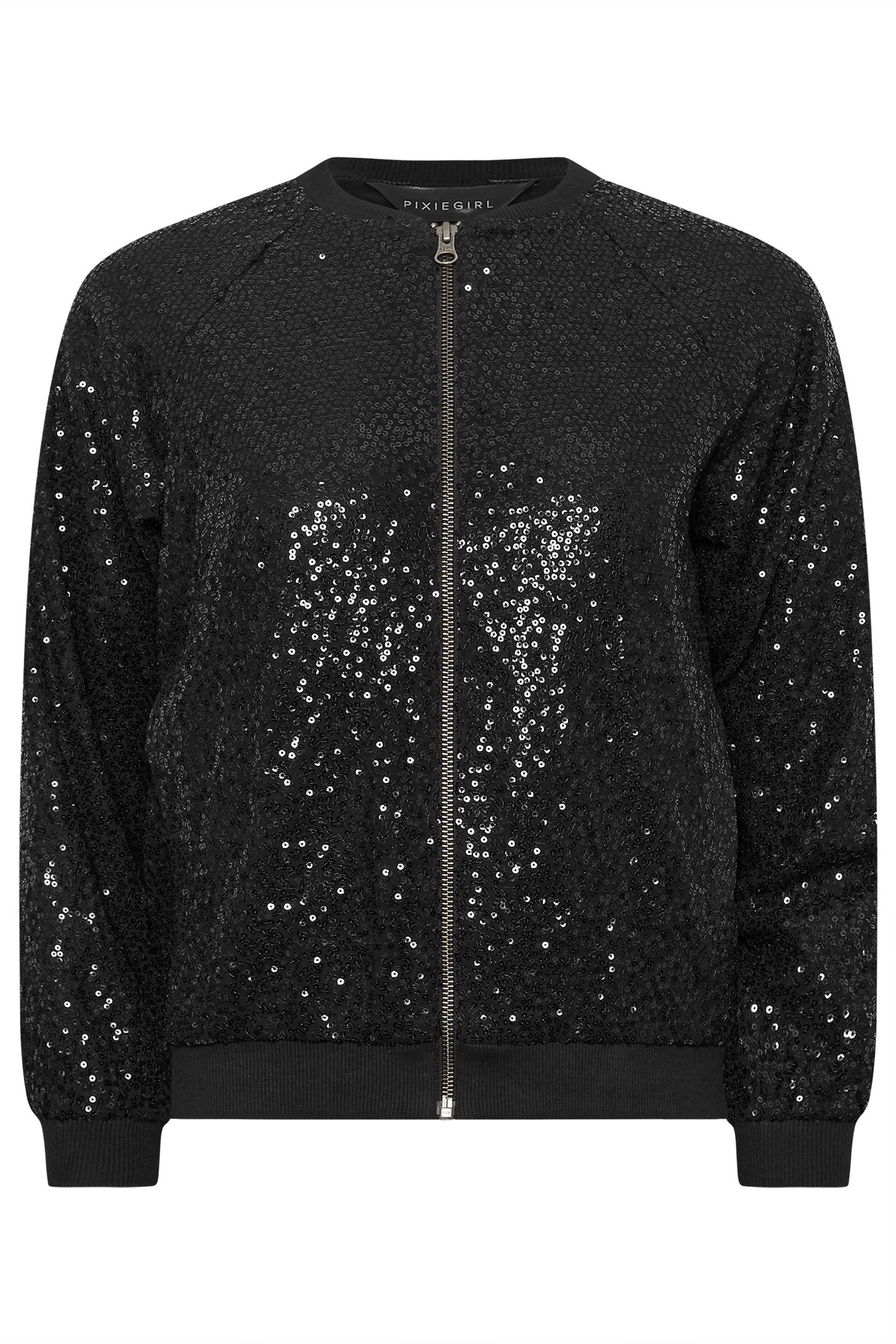 PixieGirl Petite Sequin Bomber