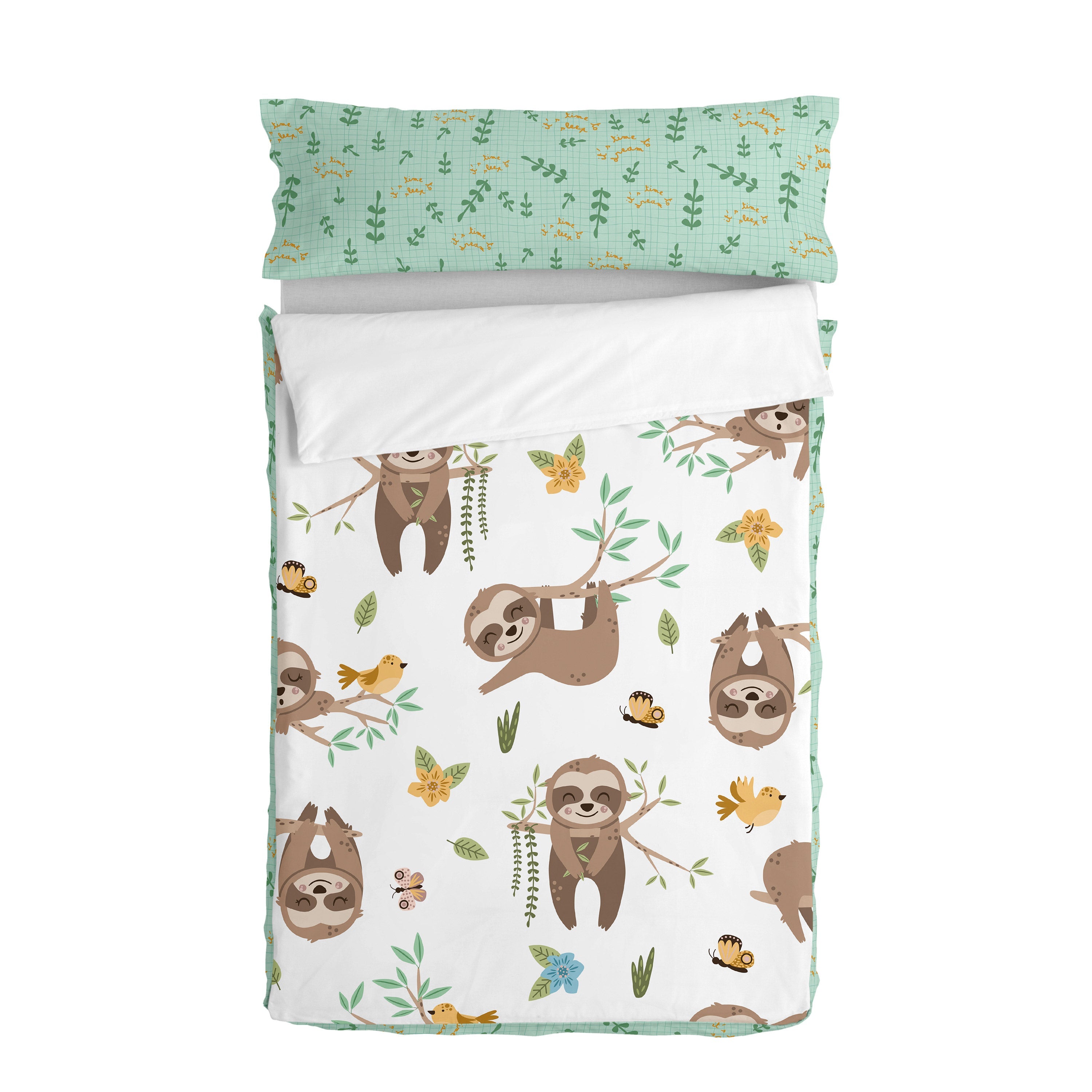 Happy sloth Noordse tas Moshi Moshi, Veelkleurig, 100% Katoen (buitenk