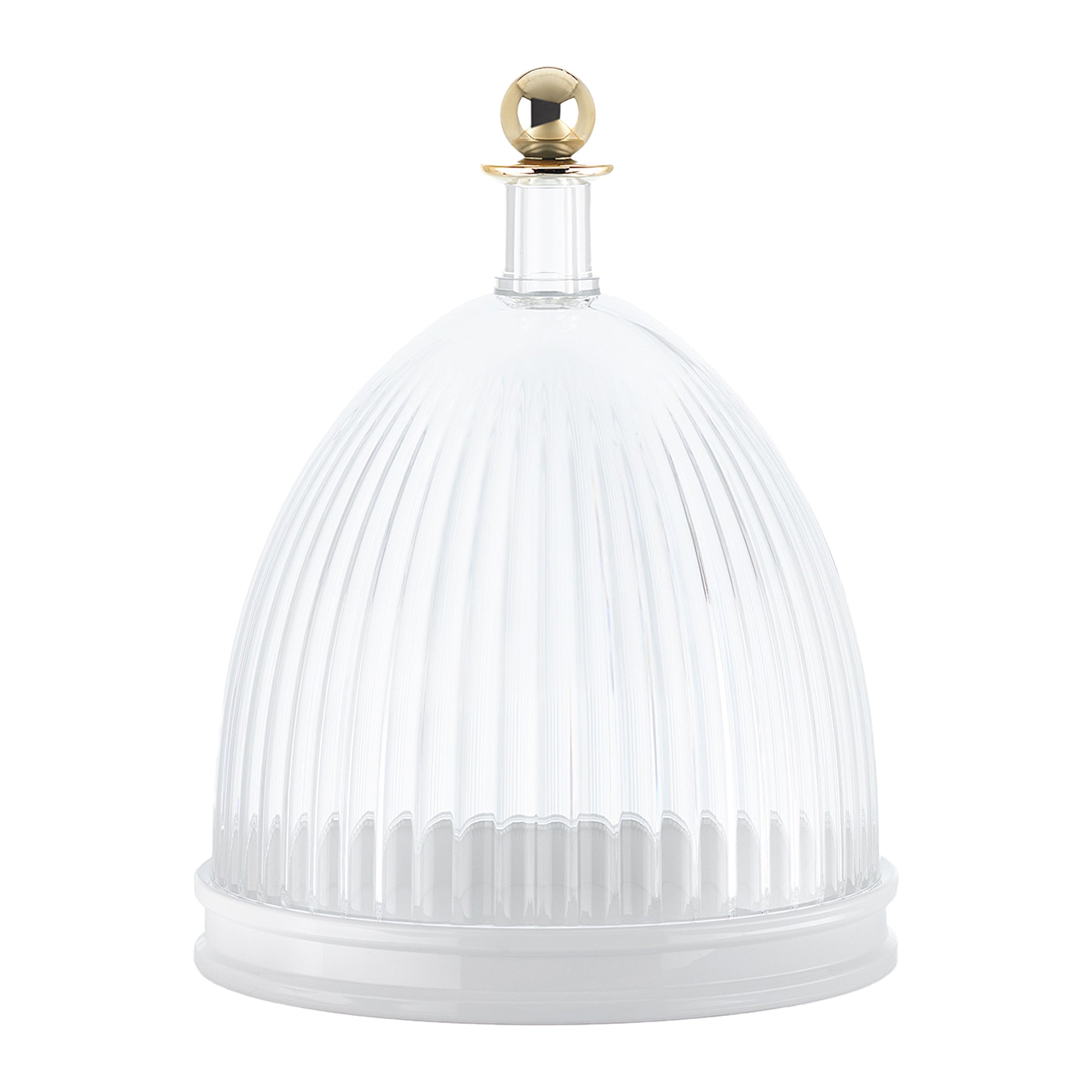 Kartell La Coupole Stolp - Transparent / Wit