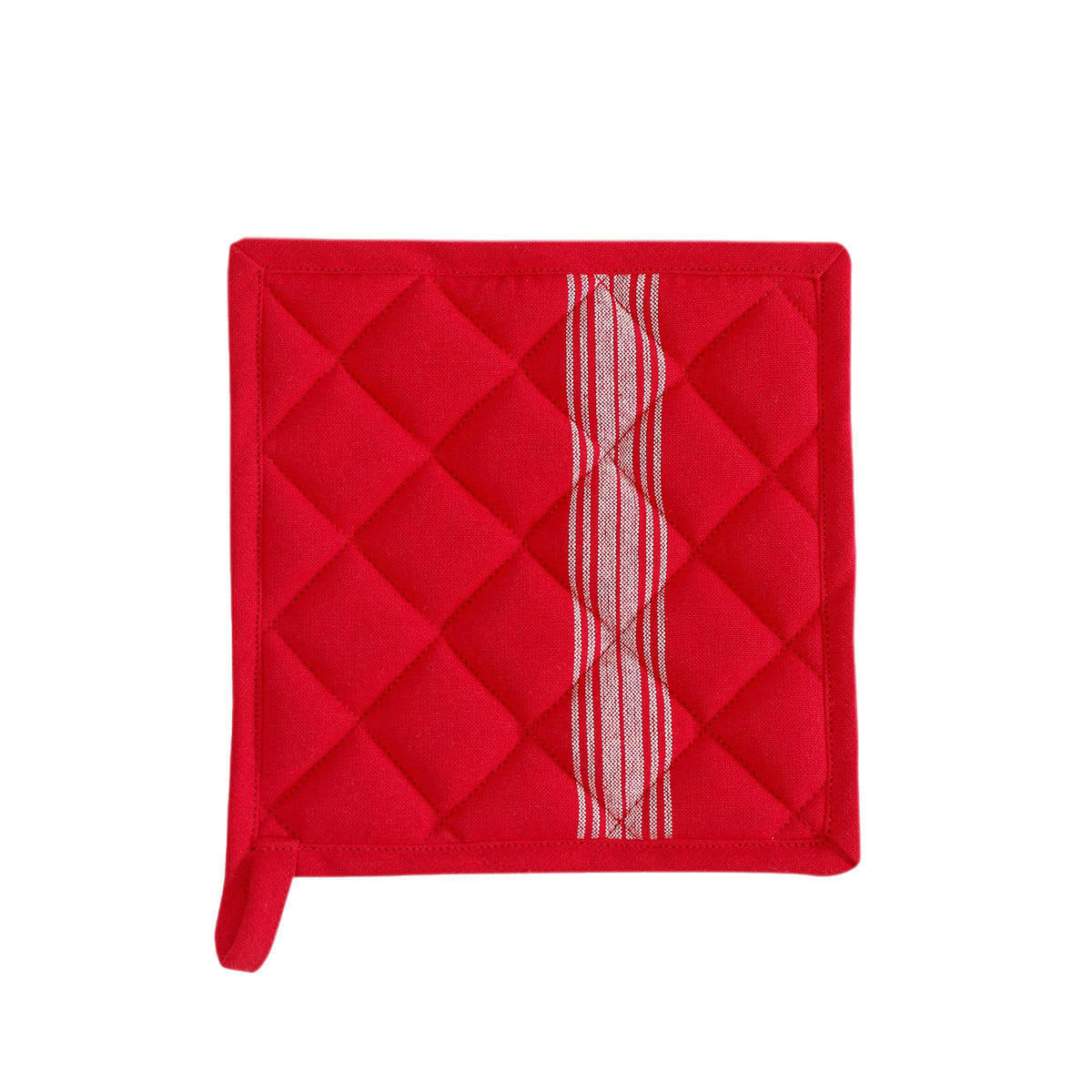 SKANDLIFE - Lot de 2 maniques de cuisine  rubis 20x20 cm