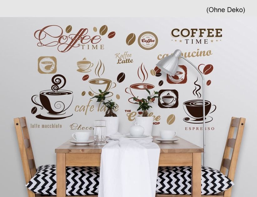 Wandtattoo Kaffeewelt