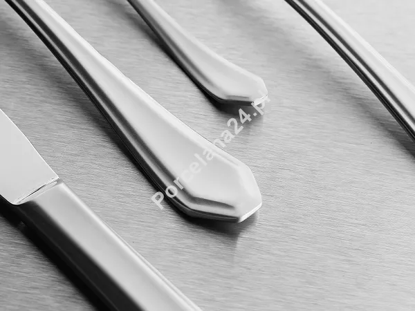 Komplet sztućców 24 cz. na 6 osób Hisar - Riva Satin (4.0/3.0 mm) satynowane