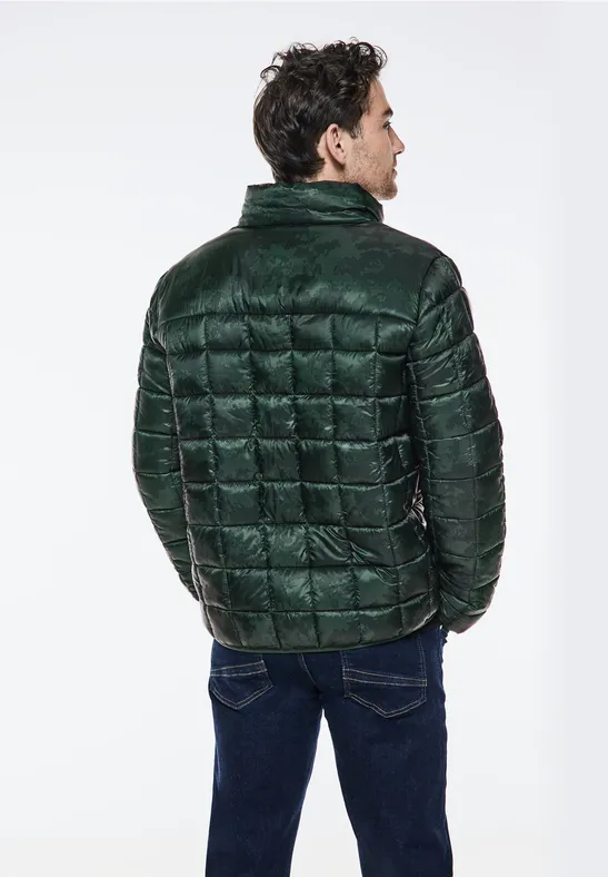 Bedruckte Steppjacke