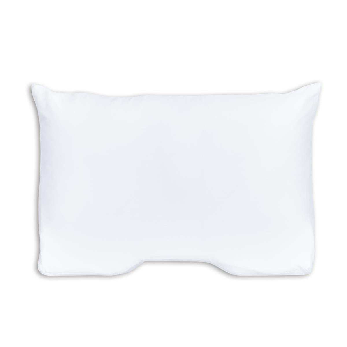 Silvana Support - Katoensatijn Kussensloop Schoudercontour voor kussen Geel - 50 x 70 cm - Wit