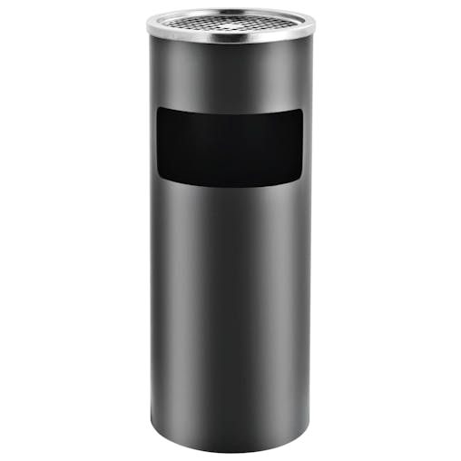 NNEVL Ashtray Dustbin Hotel 30 L Steel Grey
